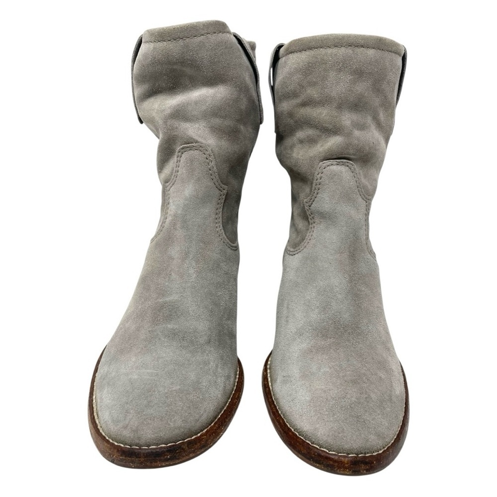 * Isabel Marant Etoile Crisi Slouchy Western Taupe Suede Boots Size 36 - Picture 3 of 14